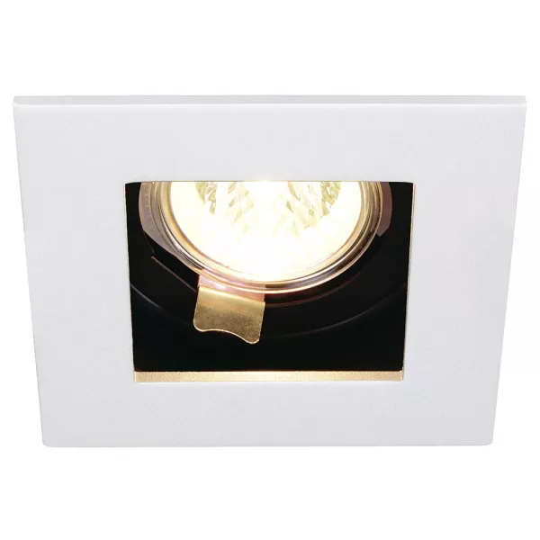SLV - INDI REC 1S, encastr�, carr�, blanc, MR16, max 50W, orientable (112441)