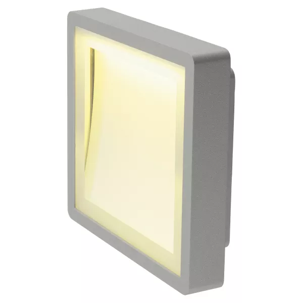 SLV - INDIGLA applique, gris argent, 36 SMD LED, 6W, 3000K, IP54 (230884)