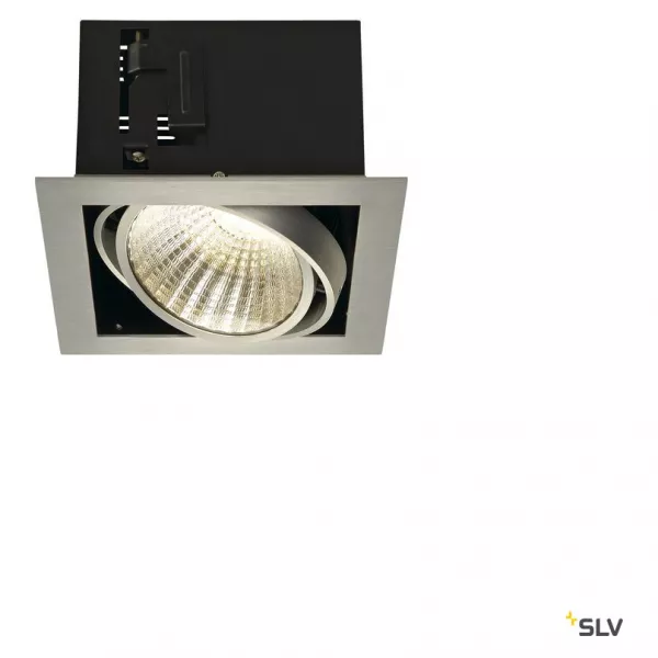 SLV - KADUX, encastr� carr�, LED XL, alu bross� 29W 3000K 30� alim incluse (115736)