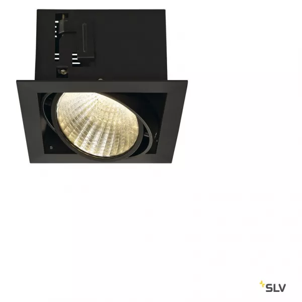 SLV - KADUX, encastr� carr�, LED XL, noir, 29W, 3000K 30�, alim incluse (115730)