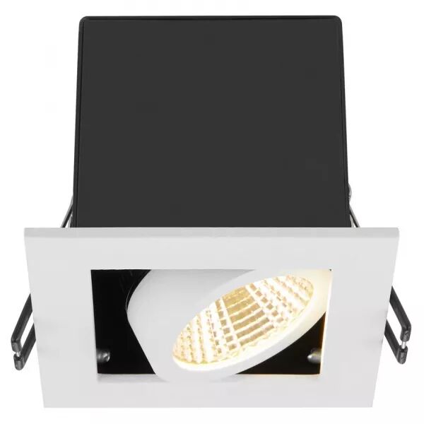 SLV - KADUX, encastr� downlight, simple, 3000 K, 38�, IP 20, carr�, blanc (1007552)