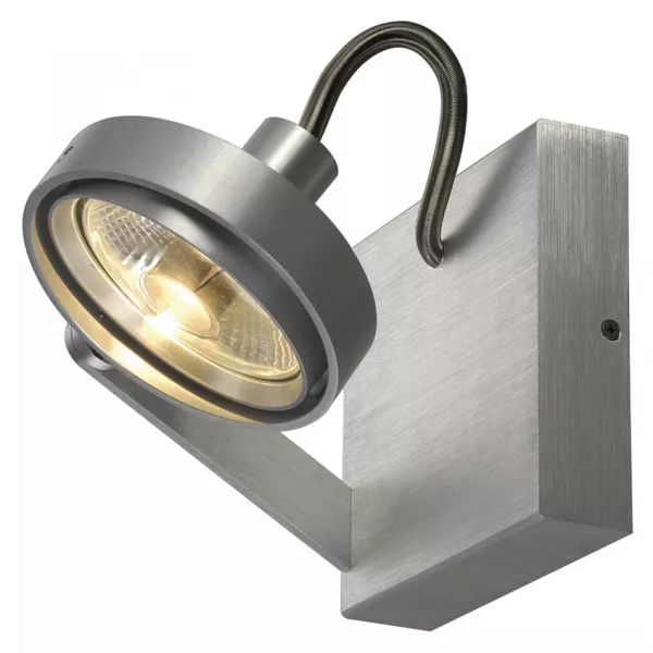 SLV - KALU 2, 1 spot, ES111 applique et plafonnier, alu bross�, GU10 max 50W (147706)