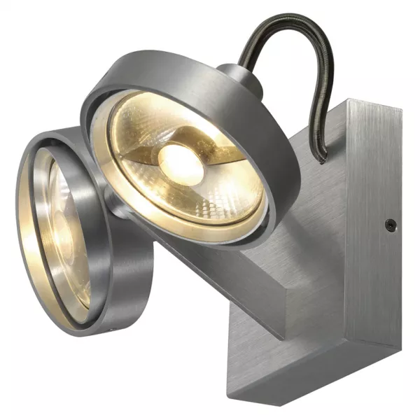 SLV - KALU 2, 2 spots, ES111 applique plafonnier, alu bross� 2x GU10 max 50W (147716)