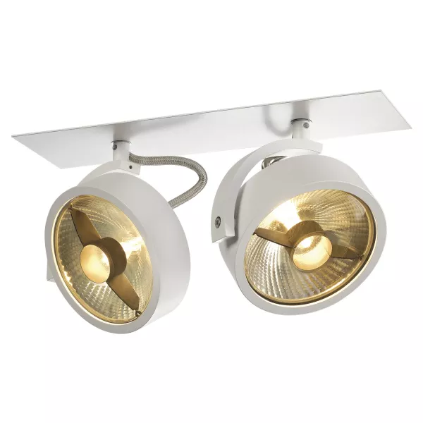 SLV - KALU 2 ES111 encastr�, blanc, max 2x75W (113361)