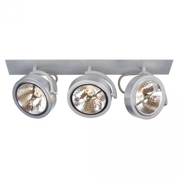 SLV - KALU ENCASTRE 3, alu bross�, 3x QRB111, max 3x 50W (113426)