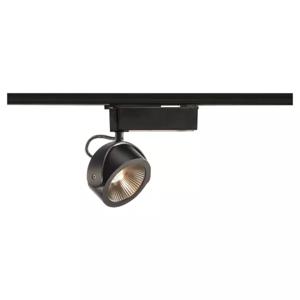 SLV - KALU LED, spot, noir, LED 17W 3000K, 24�, adaptateur rail 1 allumage i (1000765)