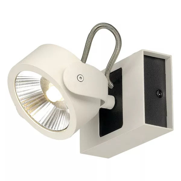 SLV - KALU LED 1 applique/plafonnier, blanc/noir, LED 17W, 3000K, 24� (1000112)