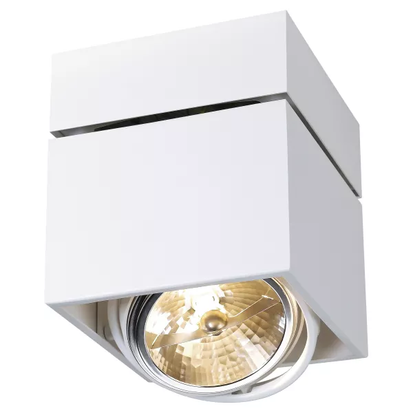 SLV - KARDAMOD, plafonnier int�rieur, simple, carr�, blanc, G53/QR111, 75W max (117121)