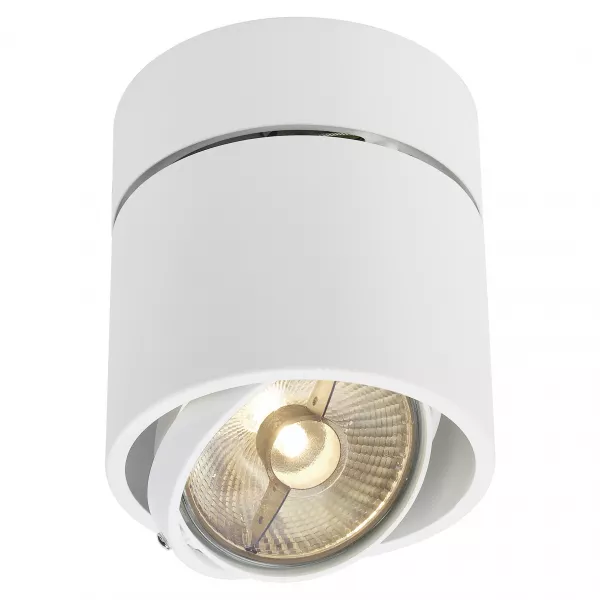 SLV - KARDAMOD, plafonnier int�rieur, simple, rond, blanc, GU10/QPAR111, 75W max (117161)