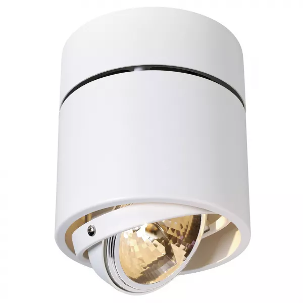 SLV - KARDAMOD, ROND SIMPLE QRB111 plafonnier, blanc, max 50W (117171)