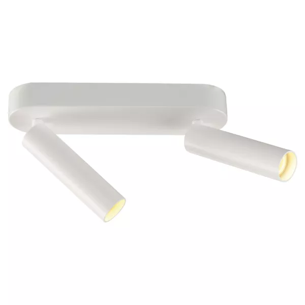 SLV - KARPO, 2 spots LED, applique et plafonnier rond, blanc, 2x7,5W, 3000K, var (152351)