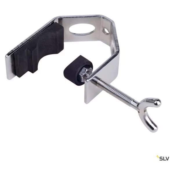 SLV - Kit de fixation sur tubes, int�rieur, noir, 2 pi�ces (146479)
