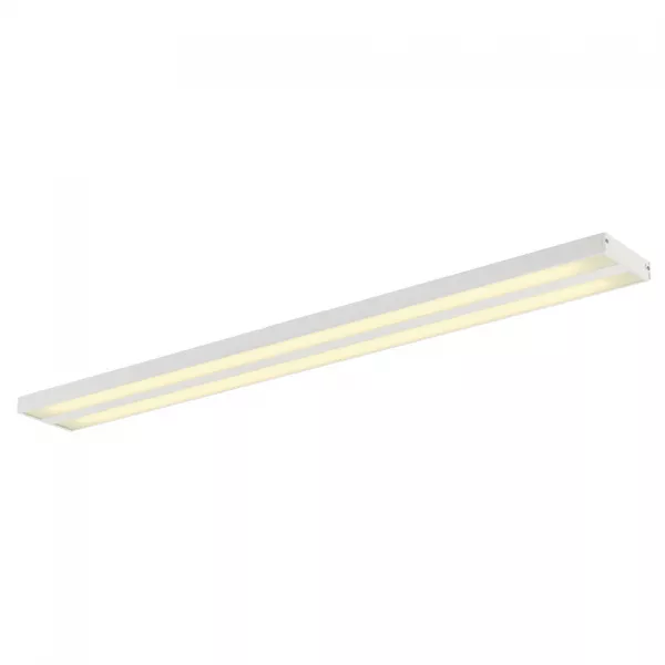 SLV - KUNO, plafonnier, blanc, 2x T16 54W, avec diffuseur acrylique (160773)