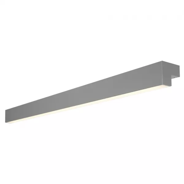 SLV - L-LINE 120 LED, applique, IP44, 3000K, 1200lm, gris (157445)