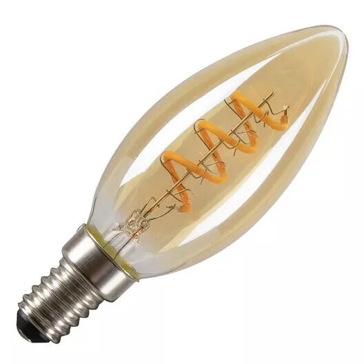 SLV - LED C35, ampoule LED, or, E14, 2W, 1800 K (1008647)