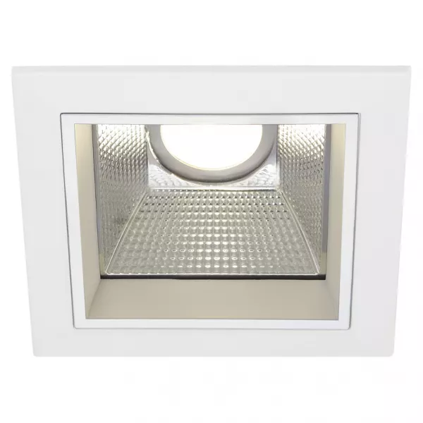 SLV - LED DOWNLIGHT PRO S, carr�, blanc, 11W, module LED Disk 850lm, 4000K i (162431)