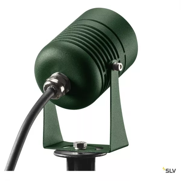 SLV - LED SPIKE, projecteur ext�rieur, vert, LED, 6W, 3000K, IP55 (1002202)