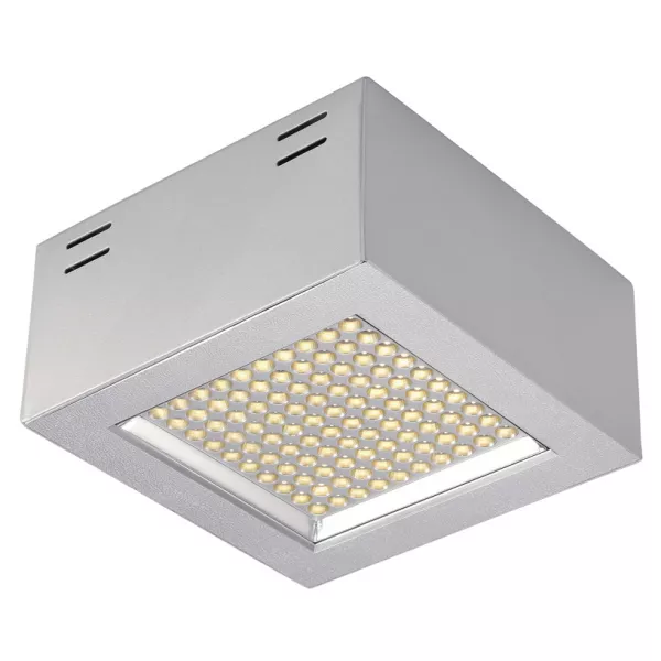 SLV - LEDPANEL 100 SMD CL, plafonnier, carr�, gris argent, 3000K (162494)