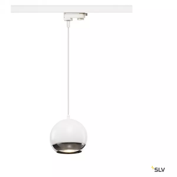 SLV - LIGHT EYE 150, suspension pour rail, blanc/chrome, QPAR111 max. 75W, a (1000710)