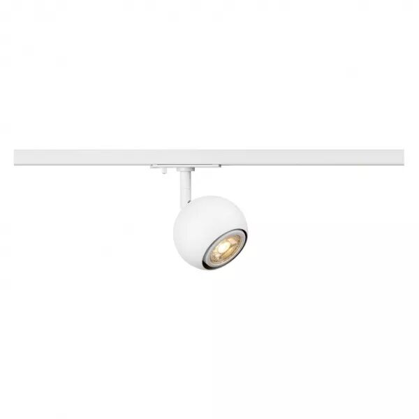SLV - LIGHT EYE� 90, spot pour rail 1 allumage, int�rieur, rond, GU10, 6W, blanc mat (1008181)