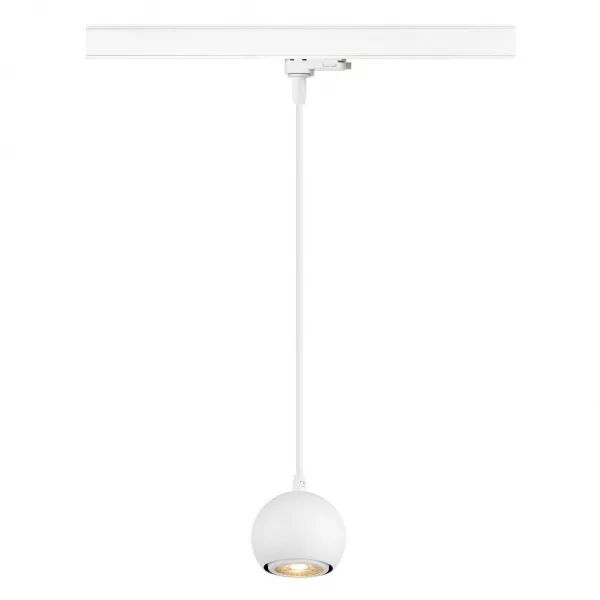 SLV - LIGHT EYE� 90, suspension pour rail 3 allumages, GU10, L150 cm, 6W, blanc mat (1008171)