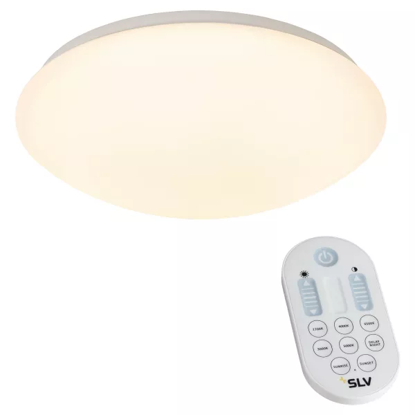SLV - LIPSY 36 M KELVIN CONTROL, ma�tre, applique plafonnier, LED 39W 6500K (134050)