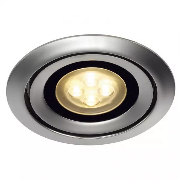 SLV - LUZO INTEGRATED LED, encastr� rond, chrome mat, 2700K, 13W, 36� (115828)