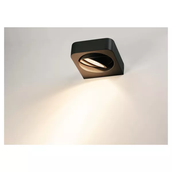 SLV - LYNAH, applique int�rieure, noir, LED, 14W, 3000K, variable (1000414)