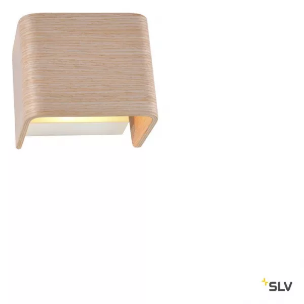 SLV - MANA, abat-jour 12 cm, bois, blanc (1000617)