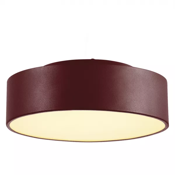 SLV - MEDO 30, plafonnier int�rieur, rond, bordeaux, LED, 16W, 3000K, variable (135026)