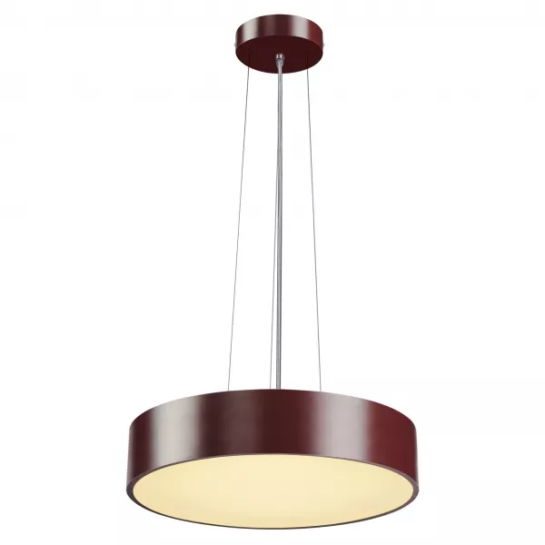 SLV - MEDO 40, plafonnier int�rieur, rond, bordeaux, LED, 31W, 3000K, variable (135076)