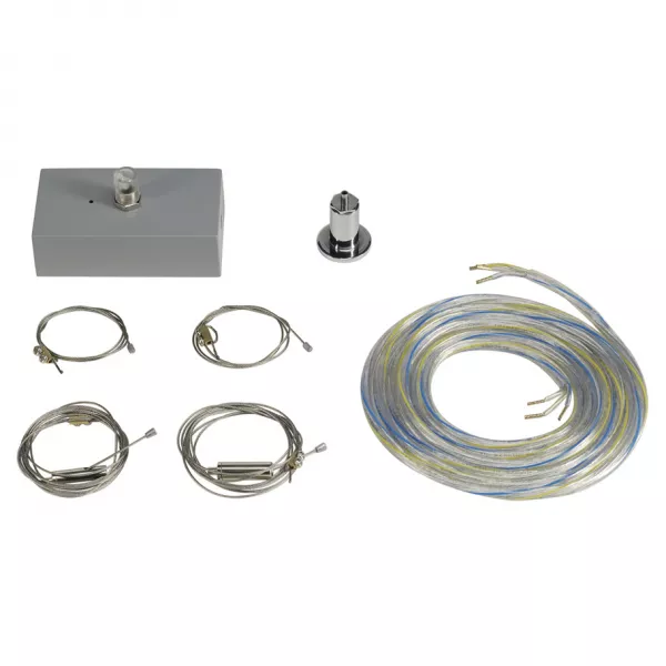 SLV - MEDO 60, kit de suspension, 1,5m, gris (133834)