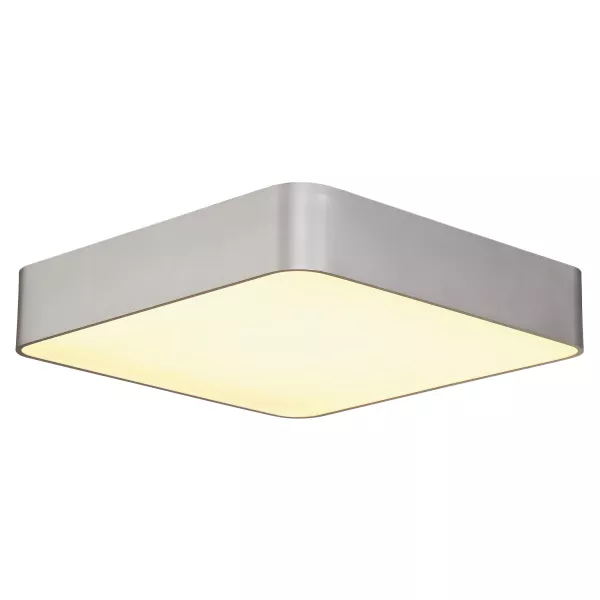 SLV - MEDO 60, plafonnier int�rieur, carr�, gris argent, G5/T16, 104W max (133824)