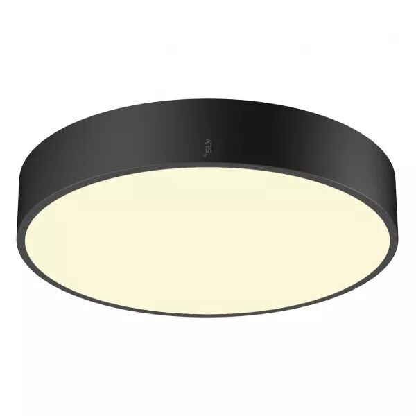 SLV - MEDO� 40, applique et plafonnier, int�rieur, rond, noir, LED, 20W, IP 50, IK02 (1007319)