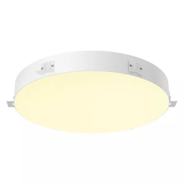 SLV - MEDO� 90, encastr� de plafond, sans cadre, 3000/4000 K, 80�, IP20, rond, blanc (1008636)