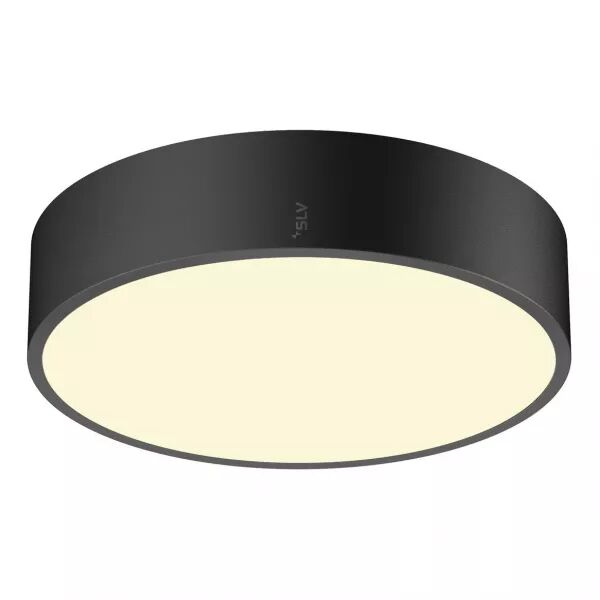 SLV - MEDO� PRO 30, applique et plafonnier, int�rieur, rond, noir, LED, 10W, IP 50 (1007290)
