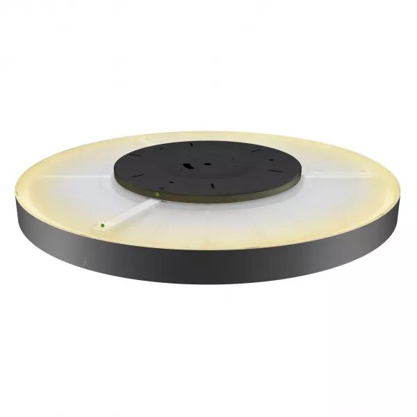 SLV - MEDO� PRO 90, plafonnier, int�rieur, rond, noir, LED, 75W, IP 50, IK02, UGR <19 (1007308)
