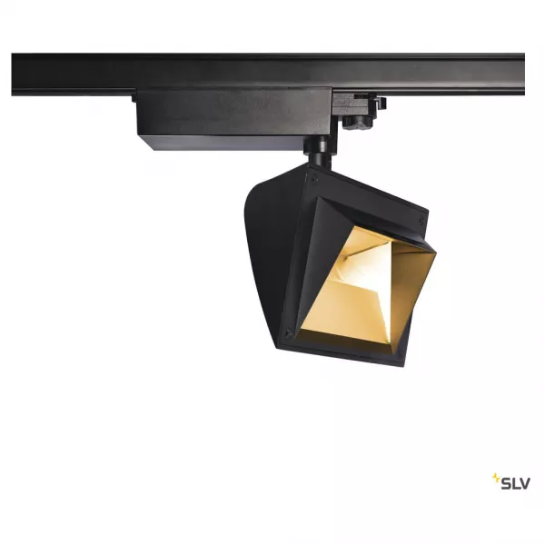 SLV - MERADO FLOOD, noir, LED 40W, 3000K, 40�, adaptateur 3 all inclus (1001471)