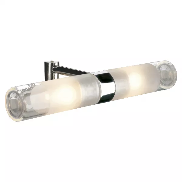 SLV - MIBO STRAIGHT, �clairage de miroir, chrome, verre partiellement satin�, 2 (146390)