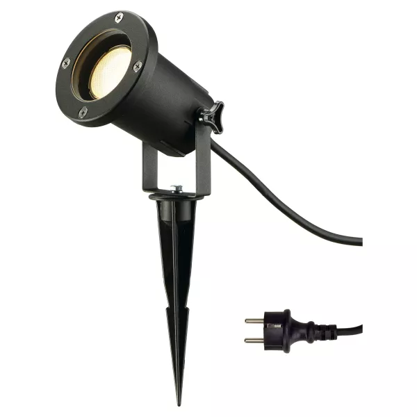 SLV - MIGNON, projecteur ext�rieur, noir, GU10/LED GU10 51mm, 11W max, IP65 (1000283)