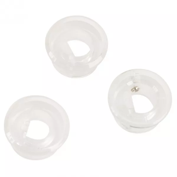 SLV - MINI ALU TRACK, guides de fixation pour �tag�res, clairs, 2 pi�ces (186540)