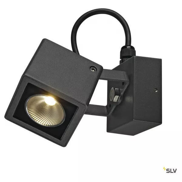 SLV - NAUTILUS (NAUTILUS SQUARE LED), applique, carr�, anthracite, 9W, 3000K (231045)