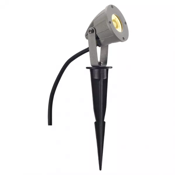 SLV - NAUTILUS, projecteur ext�rieur, gris argent, LED, 4,2W, 3000K, IP44 (231022)