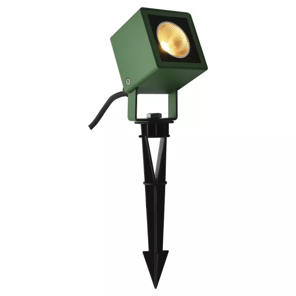 SLV - NAUTILUS 10, projecteur ext�rieur, carr�, vert, LED, 8,5W, 3000K, IP65 (1001938)