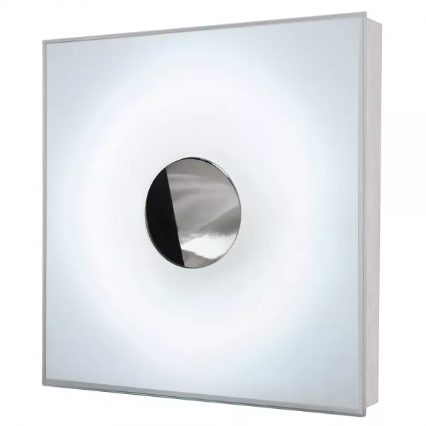 SLV - NEODISC applique et plafonnier, alu bross�/chrome, T8 �co. �nergie, 32 (151656)