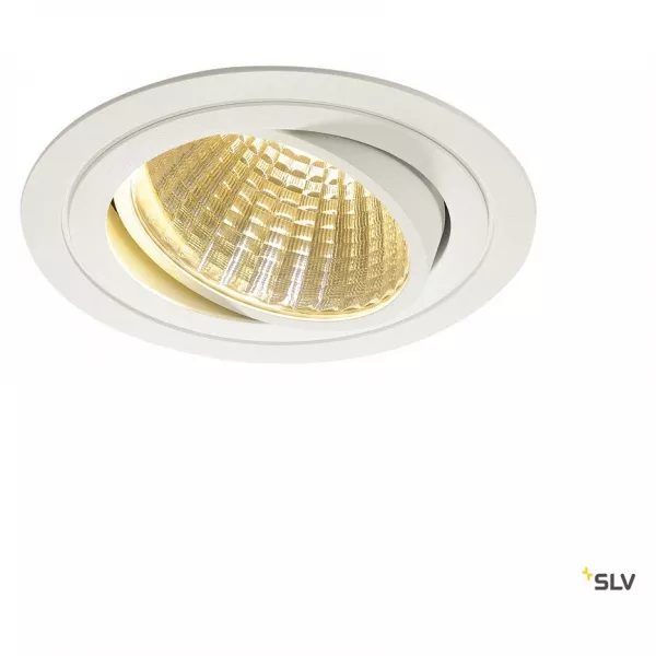 SLV - NEW TRIA 150, spot encastr� int�rieur, simple, rond, blanc, LED, 29 W, IP20 (114261)
