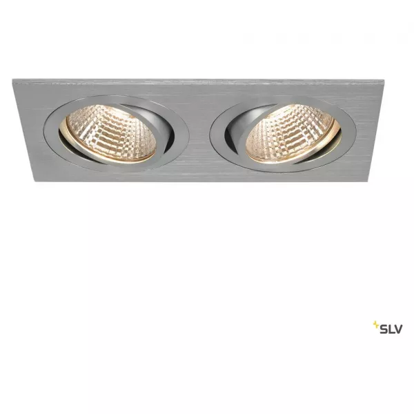 SLV - NEW TRIA 155, double, LED, alu bross� 14W, 2700K 38� alim et clips resso (113896)