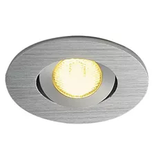 SLV - NEW TRIA MINI LED, rond encastr� alu bross�, 3000K 30�, clips ressorts (113986)