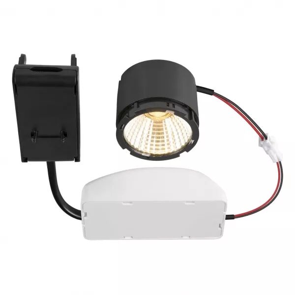SLV - NEW TRIA�, module LED pour spot encastr�, int�rieur, rond, noir, LED, 11W (1007421)
