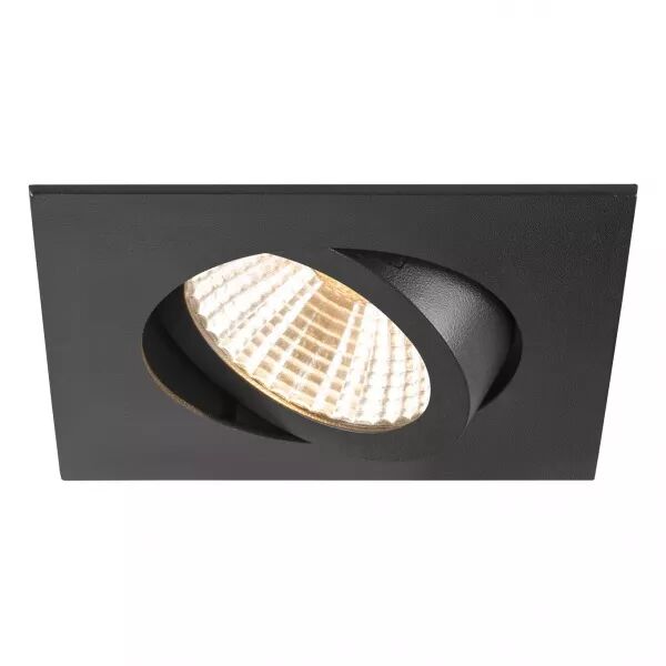SLV - NEW TRIA� 68, spot encastr�, int�rieur, carr�, orientable, noir, LED, 8,3W (1007394)